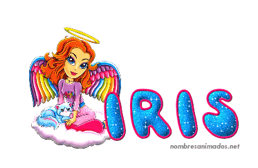 Resultado de imagen para gifs animados nombre iris