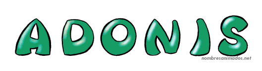 Gifs Animados del Nombre Adonis. Imágenes gifs. Firmas animadas
