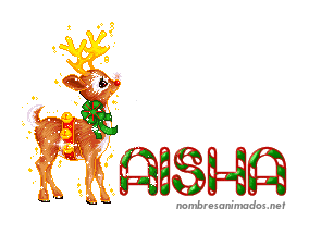 GIF animado nombre aisha - 0557