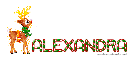 GIF animado nombre alexandra - 0557