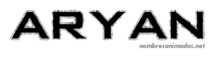 GIF animado nombre aryan - 0549