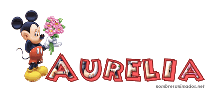 GIF animado nombre aurelia - 0555