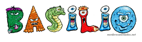 Gifs Animados Basilio. Imágenes Animadas del Nombre Basilio