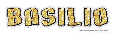 Gifs Animados del Nombre Basilio. Imágenes gifs. Firmas animadas