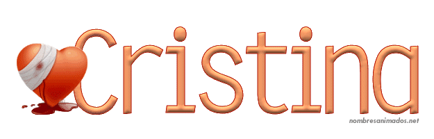 Gifs Animados del Nombre Cristina. Imágenes gifs. Firmas animadas