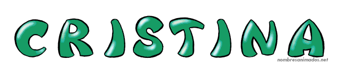 Gifs Animados del Nombre Cristina. Imágenes gifs. Firmas animadas