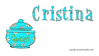 Gifs Animados del Nombre Cristina. Imágenes gifs. Firmas animadas