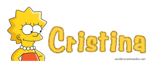 Gifs Animados del Nombre Cristina. Imágenes gifs. Firmas animadas