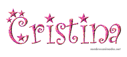 Gifs Animados del Nombre Cristina. Imágenes gifs. Firmas animadas