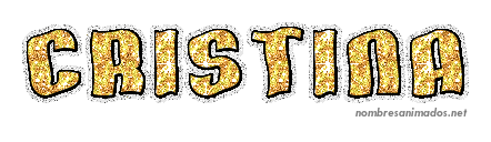Gifs Animados del Nombre Cristina. Imágenes gifs. Firmas animadas