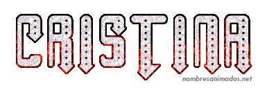 Gifs Animados del Nombre Cristina. Imágenes gifs. Firmas animadas