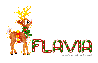 GIF animado nombre flavia - 0557