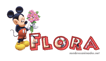 GIF animado nombre flora - 0555