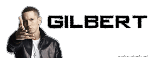 GIF animado nombre gilbert - 0550