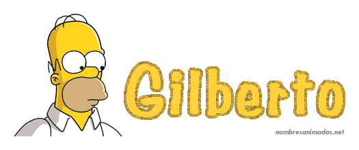 GIF animado nombre gilberto - 0545