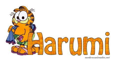 GIF animado nombre harumi - 0556