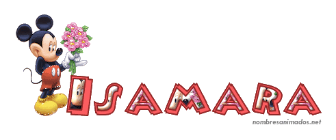GIF animado nombre isamara - 0555