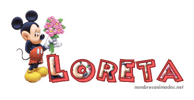 GIF animado nombre loreta - 0555