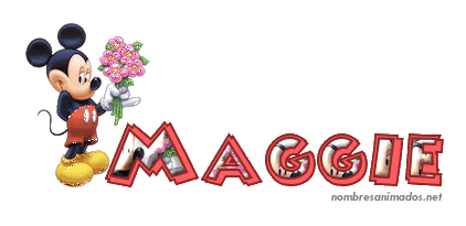 GIF animado nombre maggie - 0555
