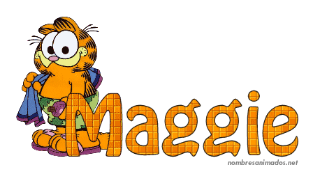 GIF animado nombre maggie - 0556