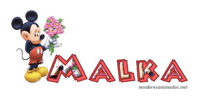 GIF animado nombre malka - 0555