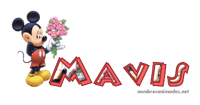 GIF animado nombre mavis - 0555