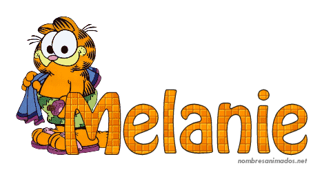 GIF animado nombre melanie - 0556