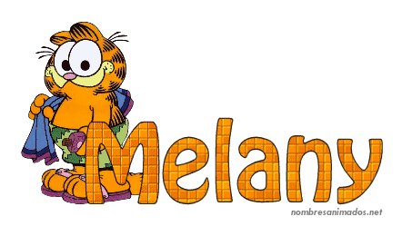GIF animado nombre melany - 0556