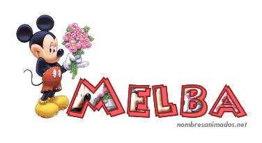GIF animado nombre melba - 0555