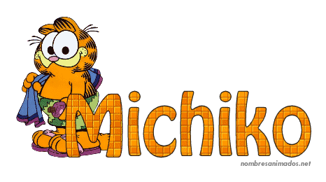 GIF animado nombre michiko - 0556