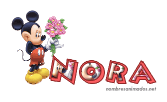 GIF animado nombre nora - 0555