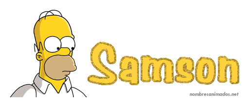 GIF animado nombre samson - 0545