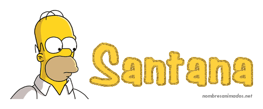 GIF animado nombre santana - 0545