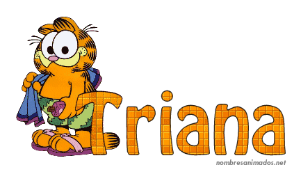 GIF animado nombre triana - 0556
