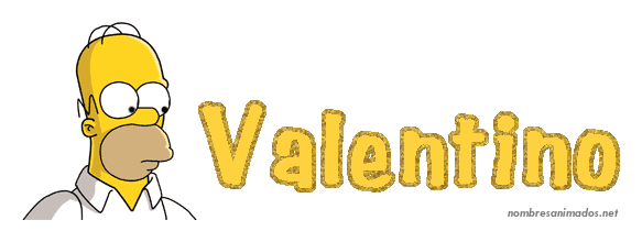GIF animado nombre valentino - 0545