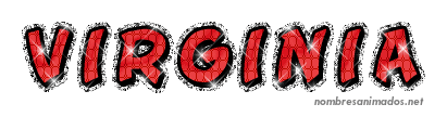 Gifs Animados del Nombre Virginia. Imágenes gifs. Firmas animadas