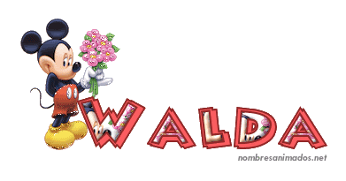 GIF animado nombre walda - 0555