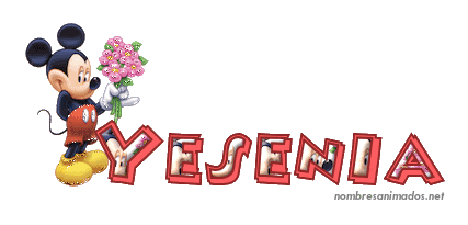 GIF animado nombre yesenia - 0555