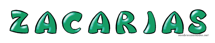 Gifs Animados del Nombre Zacarías. Imágenes gifs. Firmas animadas