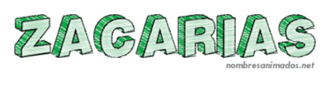 Gifs Animados del Nombre Zacarías. Imágenes gifs. Firmas animadas