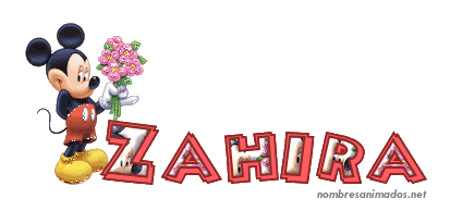 GIF animado nombre zahira - 0555